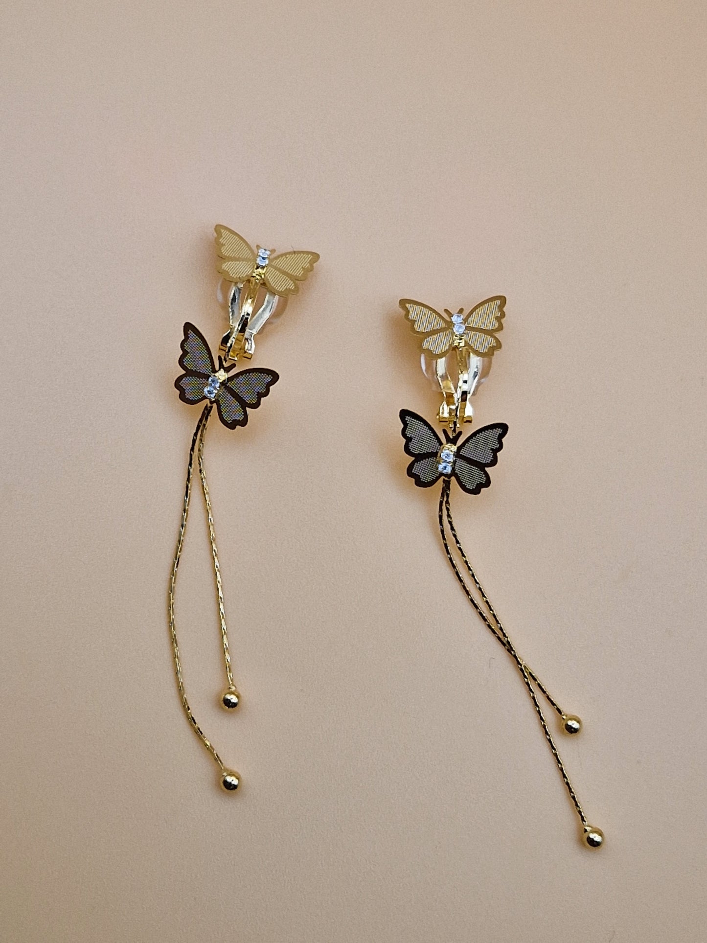 Boucles d'Oreilles "Papillons Envolés"