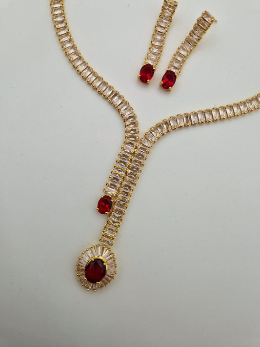 Parure Impériale Rubis Écarlate