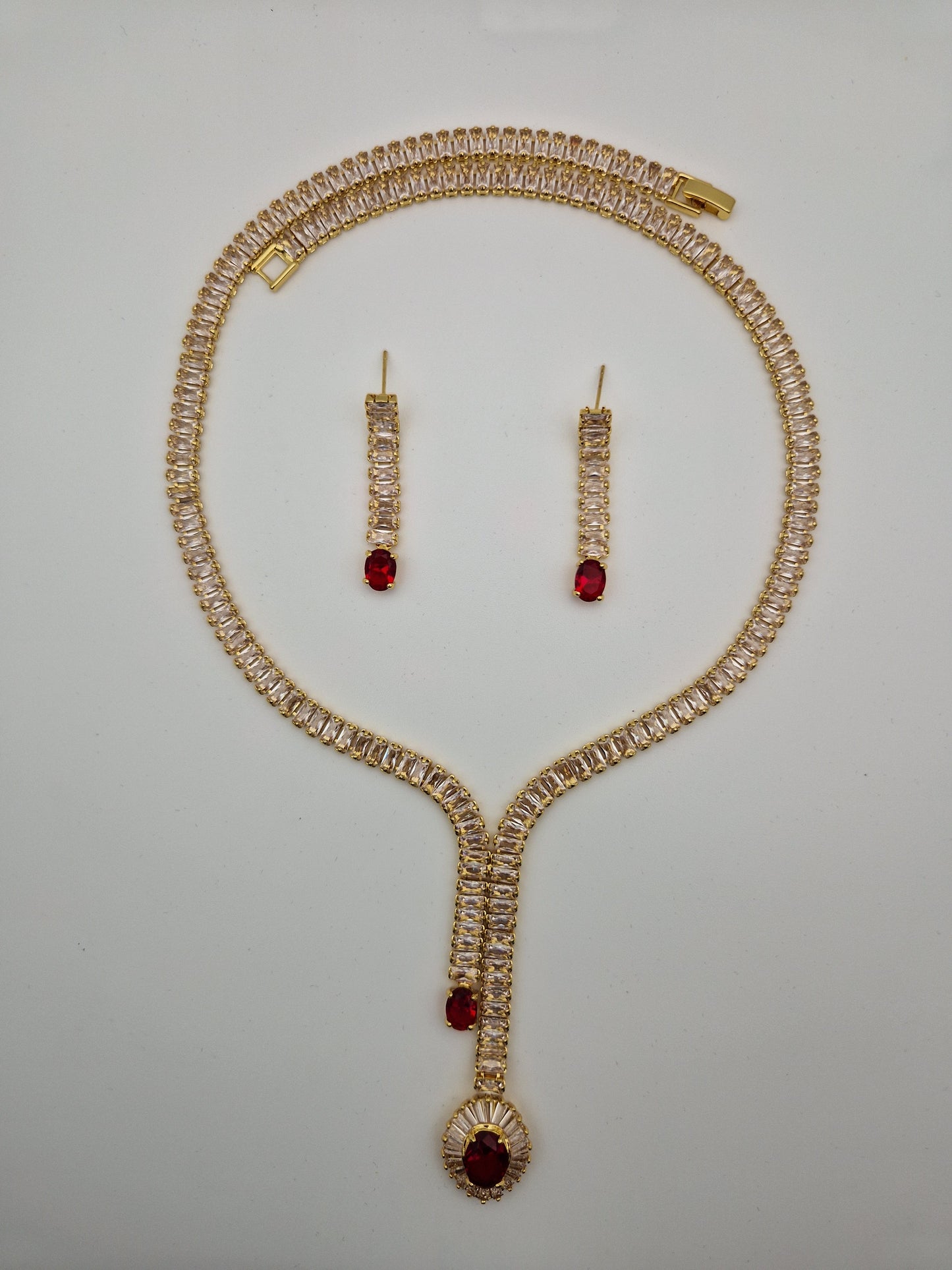 Parure Impériale Rubis Écarlate