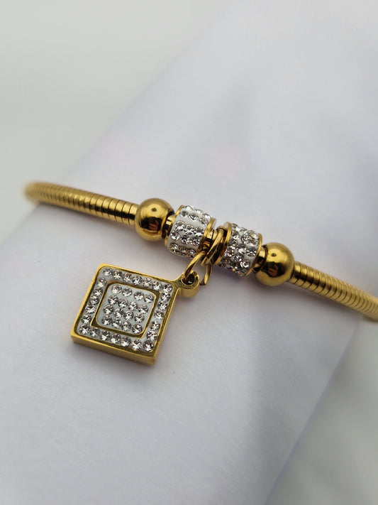 Bracelet "Charme Carré "