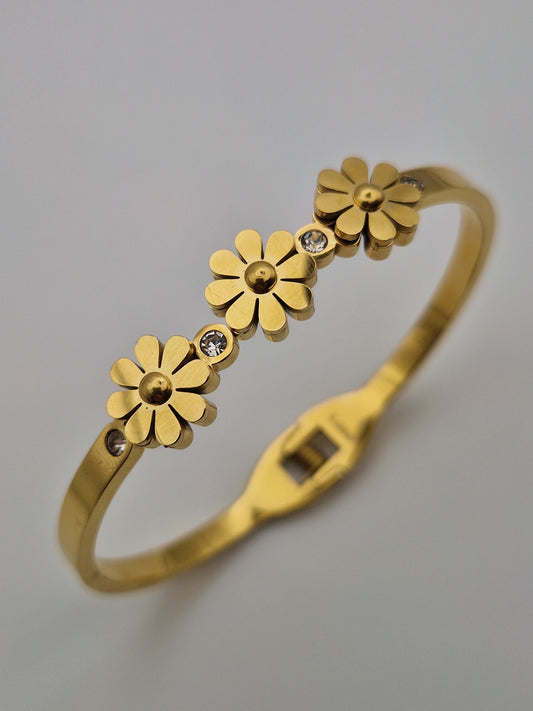 Bracelet "Fleur Dorée"