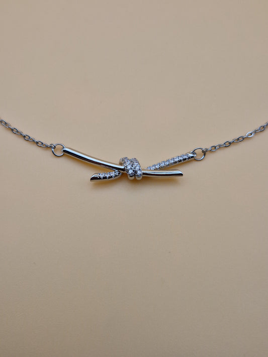 Collier Élégance Nœud d'Éclat