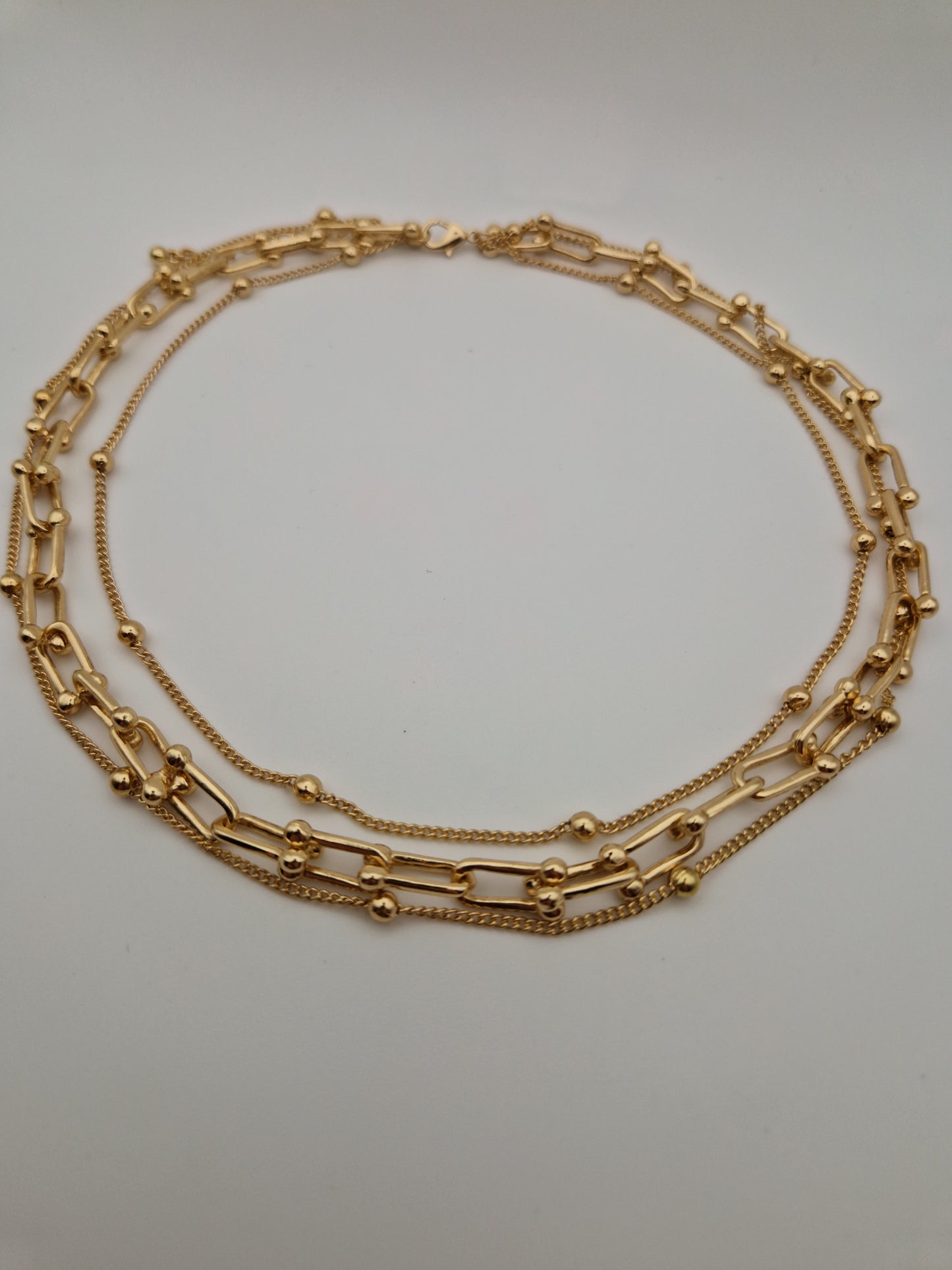 Collier Doré "Éclat Bohème" – Multi-Rangs Élégant