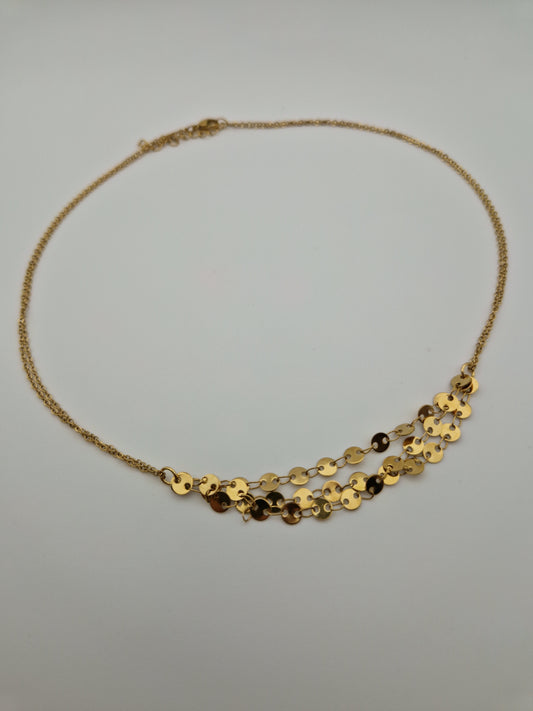 Collier "Lune Dorée"