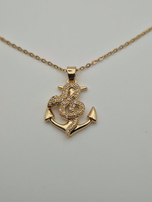 Collier "Venin & Ancre"