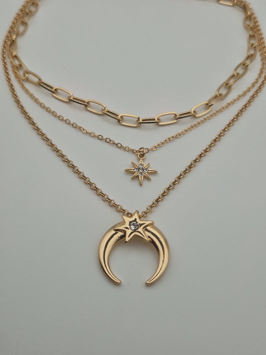 Collier "Lune Astrale"