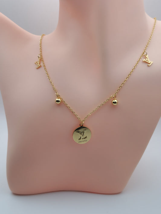 Collier "Initiales Dorées" LV