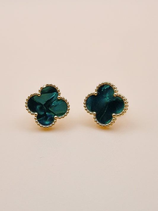Boucles d'Oreilles Trèfle Élégance