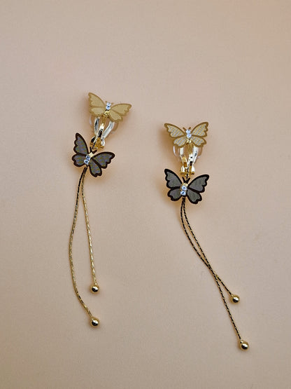 Boucles d'Oreilles "Papillons Envolés"