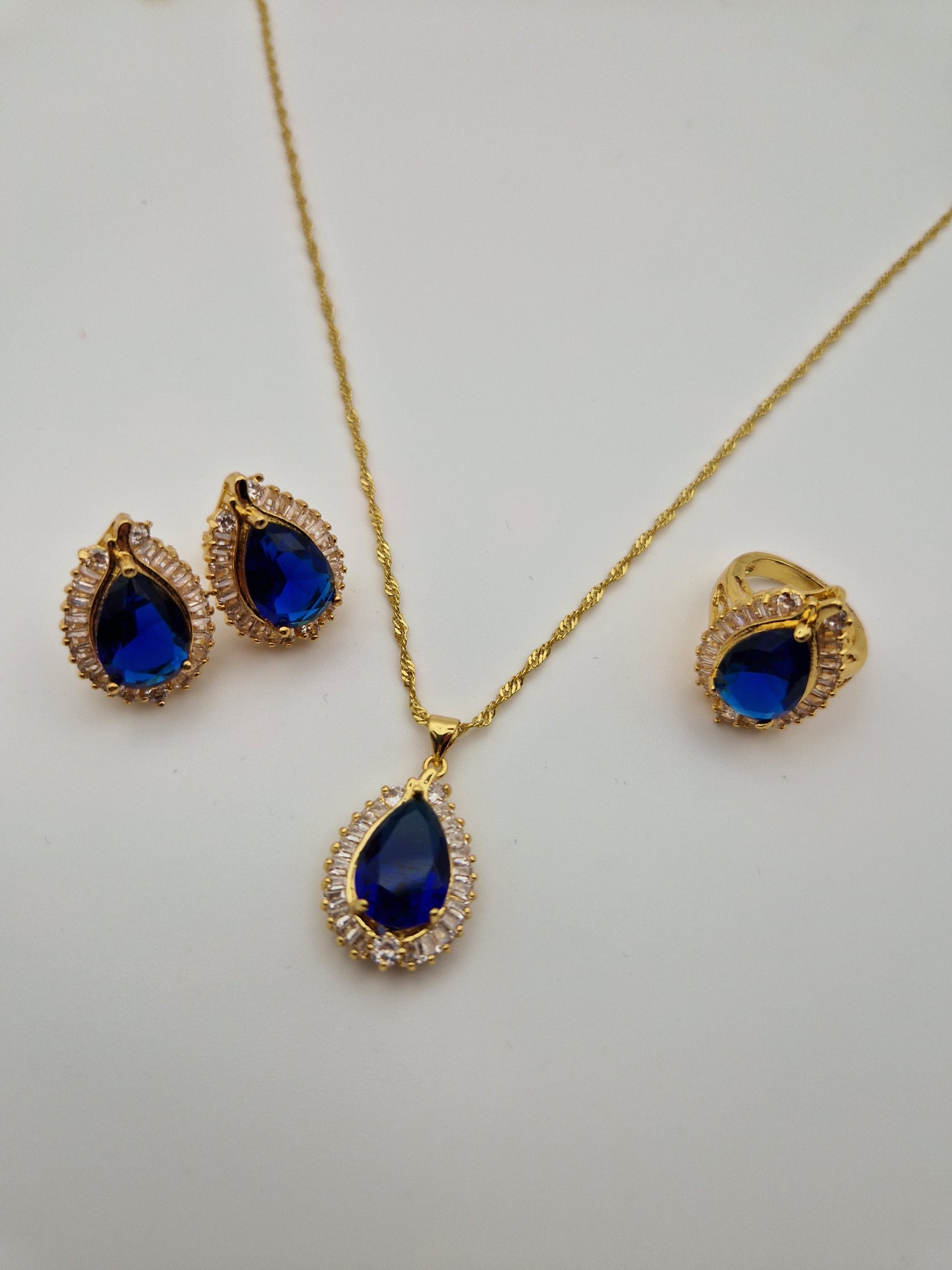Parure Élégance Saphir