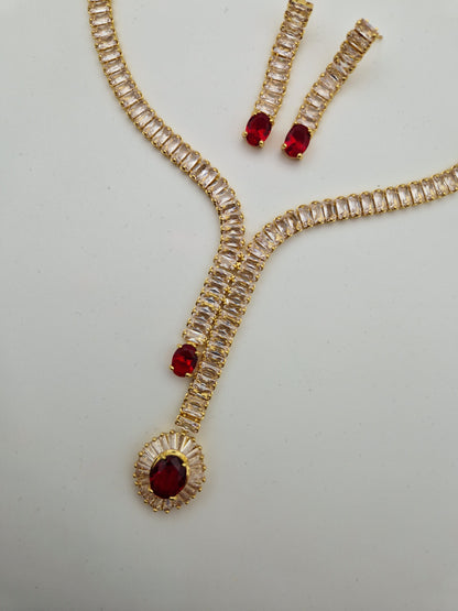 Parure Impériale Rubis Écarlate