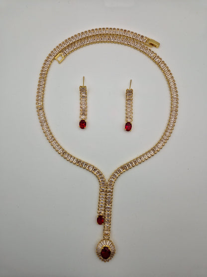 Parure Impériale Rubis Écarlate
