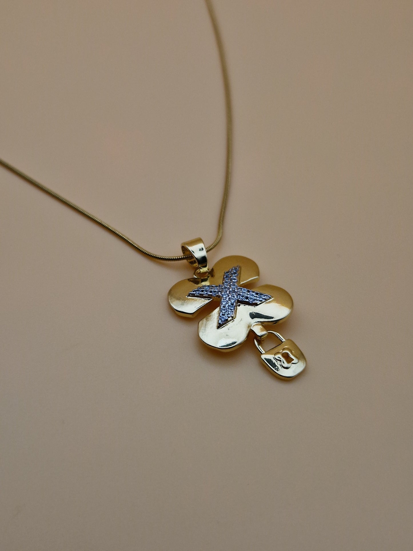 Collier “Trèfle Xclusive & Cadenas d’Amour”