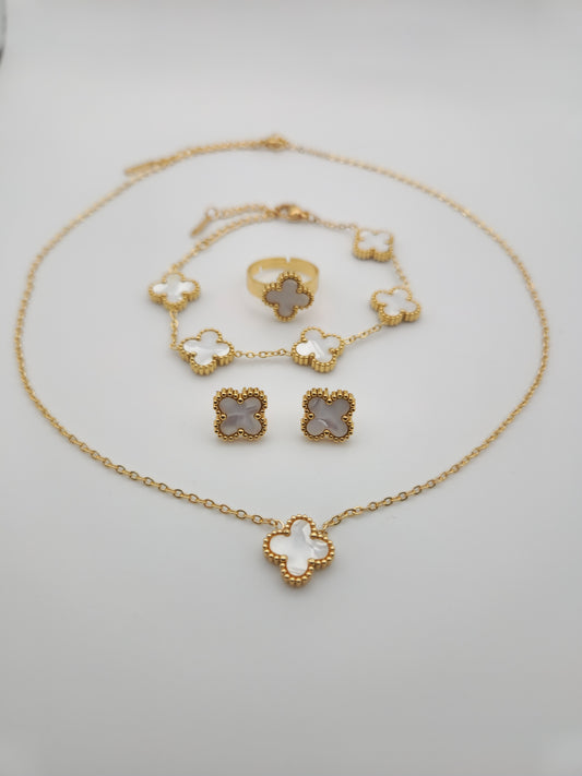 Parure "V Cleef" 4pcs