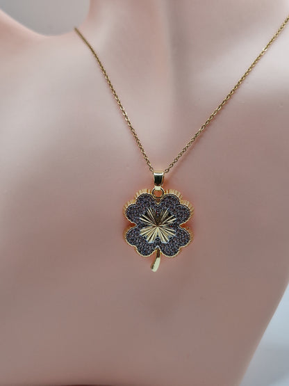 Collier Trèfle de Minuit