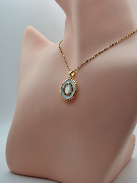 Collier "Perle de Lune"