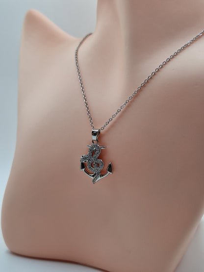 Collier "Venin & Ancre"