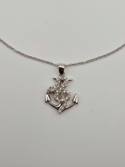Collier "Venin & Ancre"