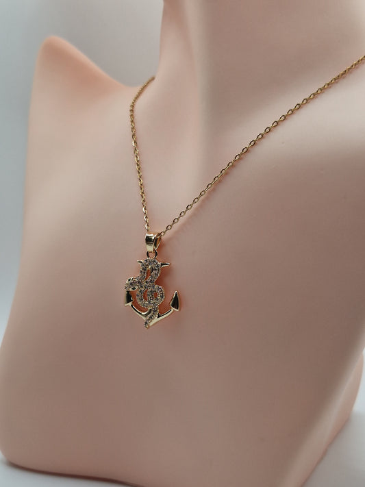 Collier "Venin & Ancre"