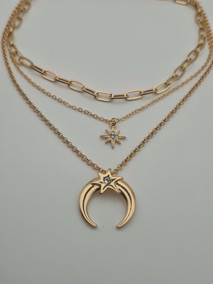 Collier "Lune Astrale"