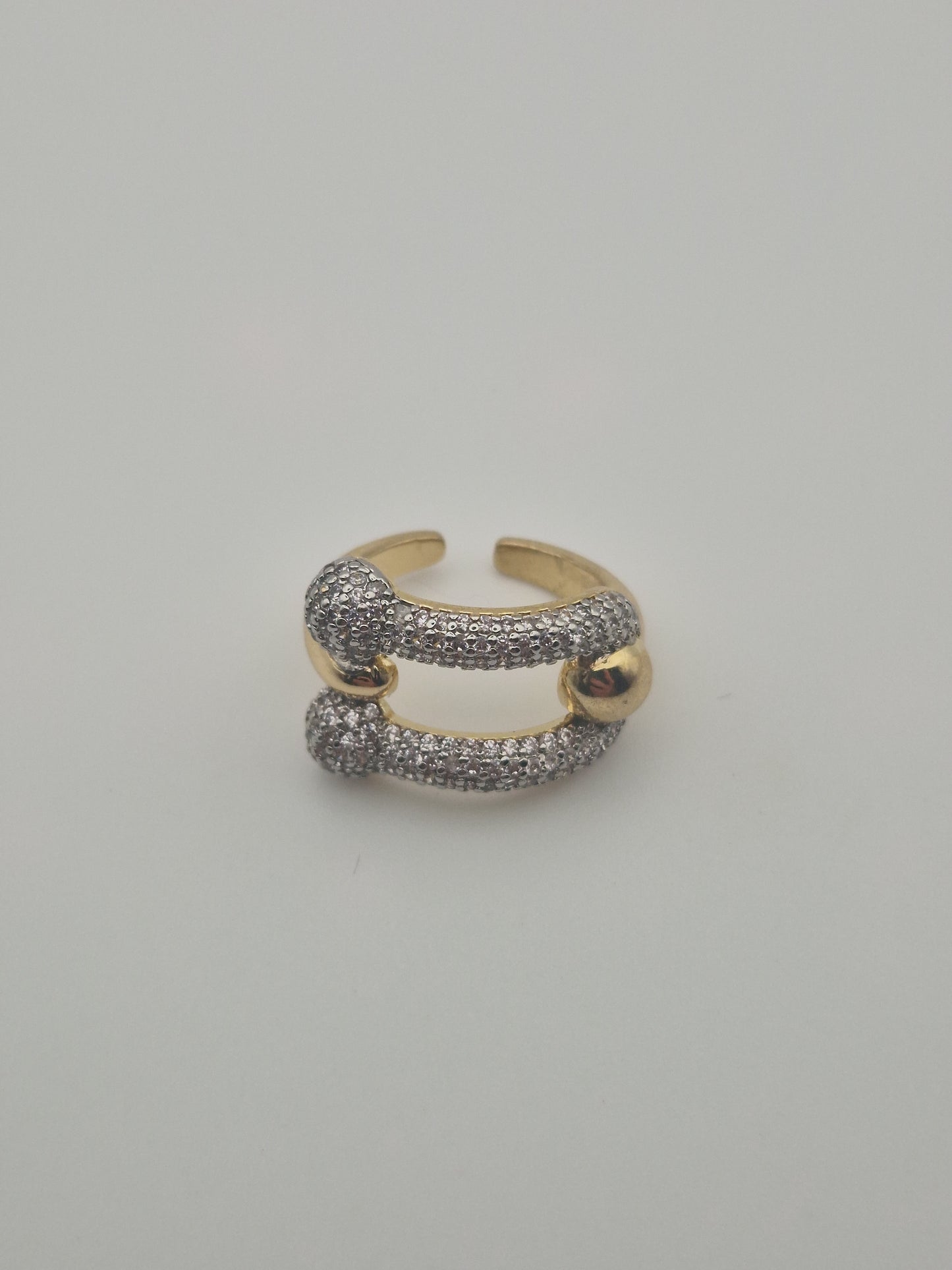 Bague Double Lien Brillant – Teffany