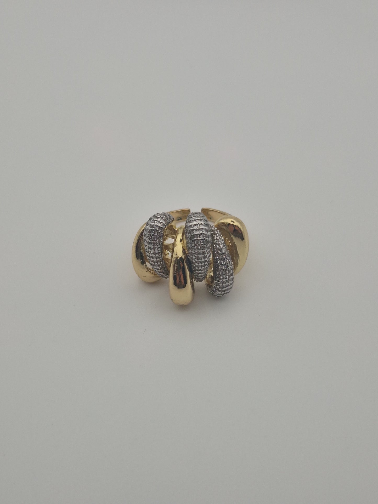 Bague Étreinte Dorée