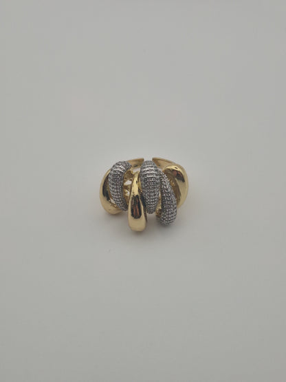 Bague Étreinte Dorée