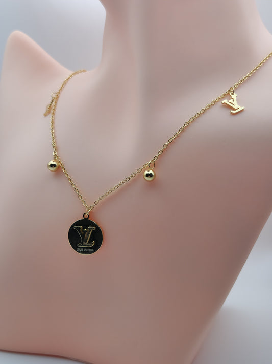 Collier "Initiales Dorées" LV