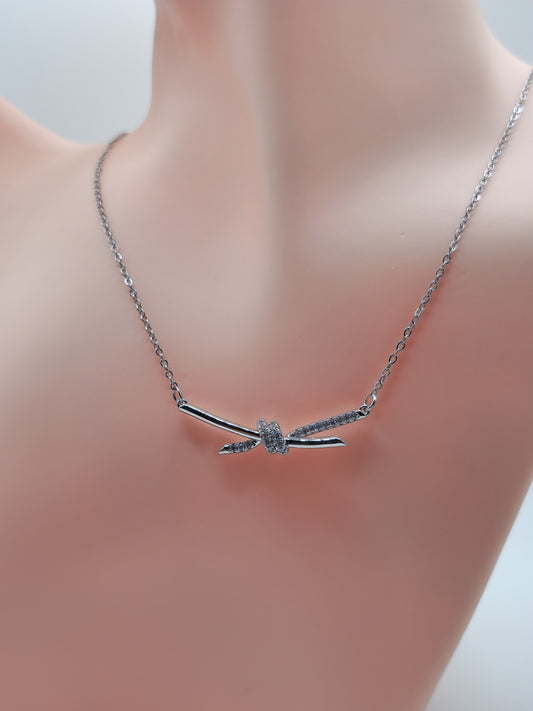 Collier Élégance Nœud d'Éclat