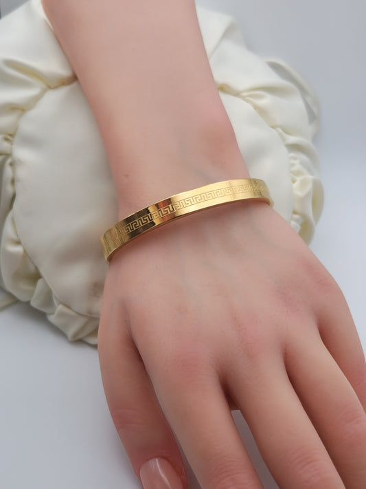 Bracelet "Hélios" – Motif Grec Classique