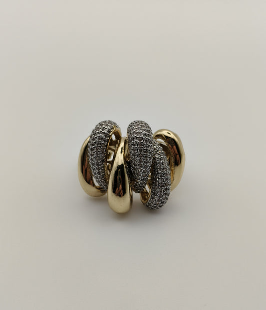 Bague Étreinte Dorée