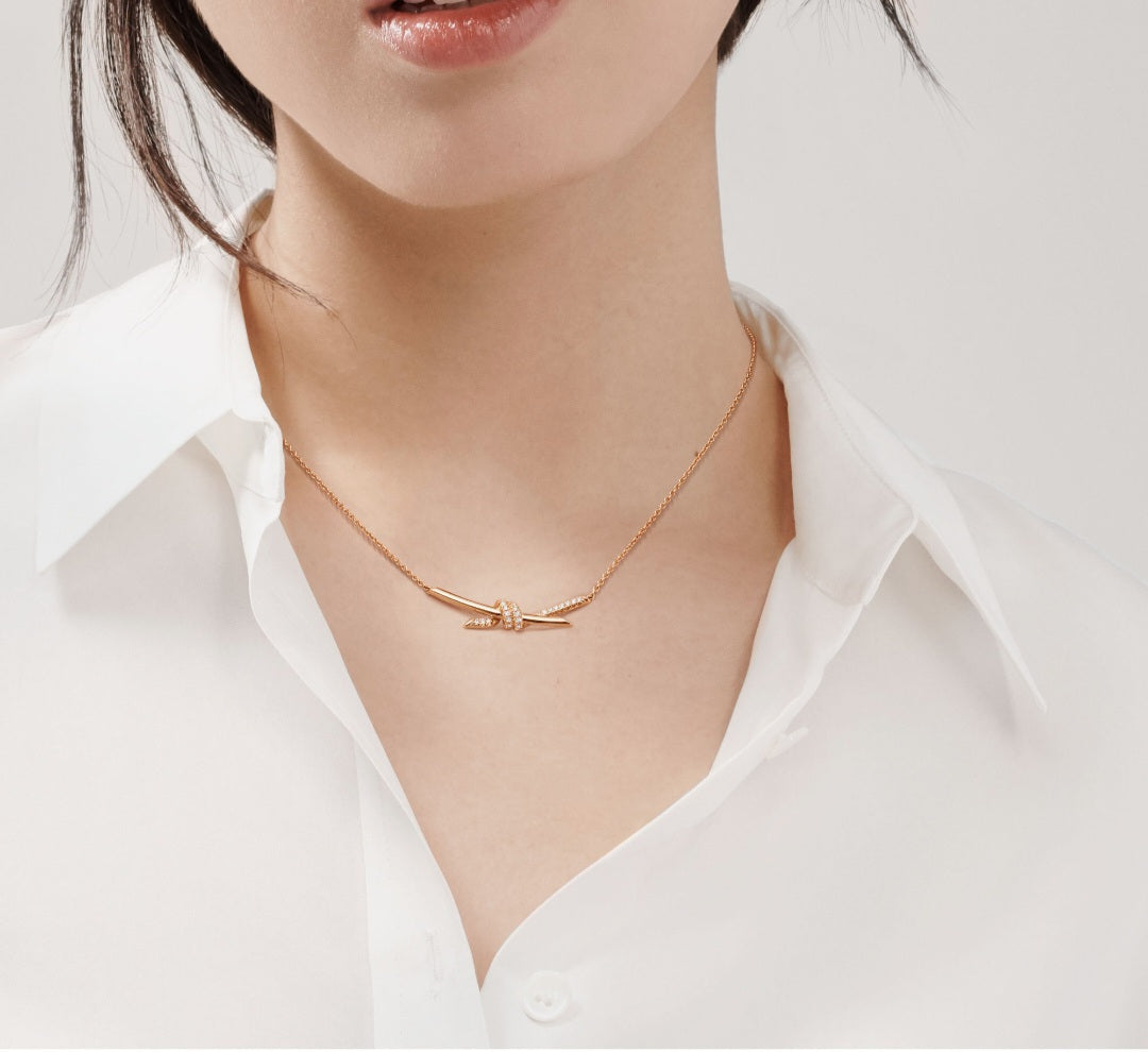 Collier Élégance Nœud d'Éclat