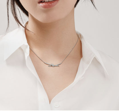 Collier Élégance Nœud d'Éclat